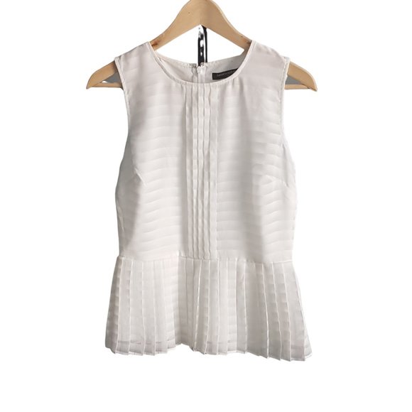 Banana Republic Tops - Banana Republic Pleated Top with Peplum - Size 2